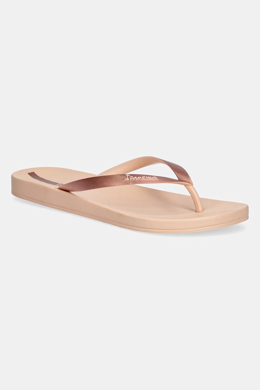 Ipanema papuci ANAT CONNECT femei, culoarea portocaliu, cu toc plat, 83648-BE964