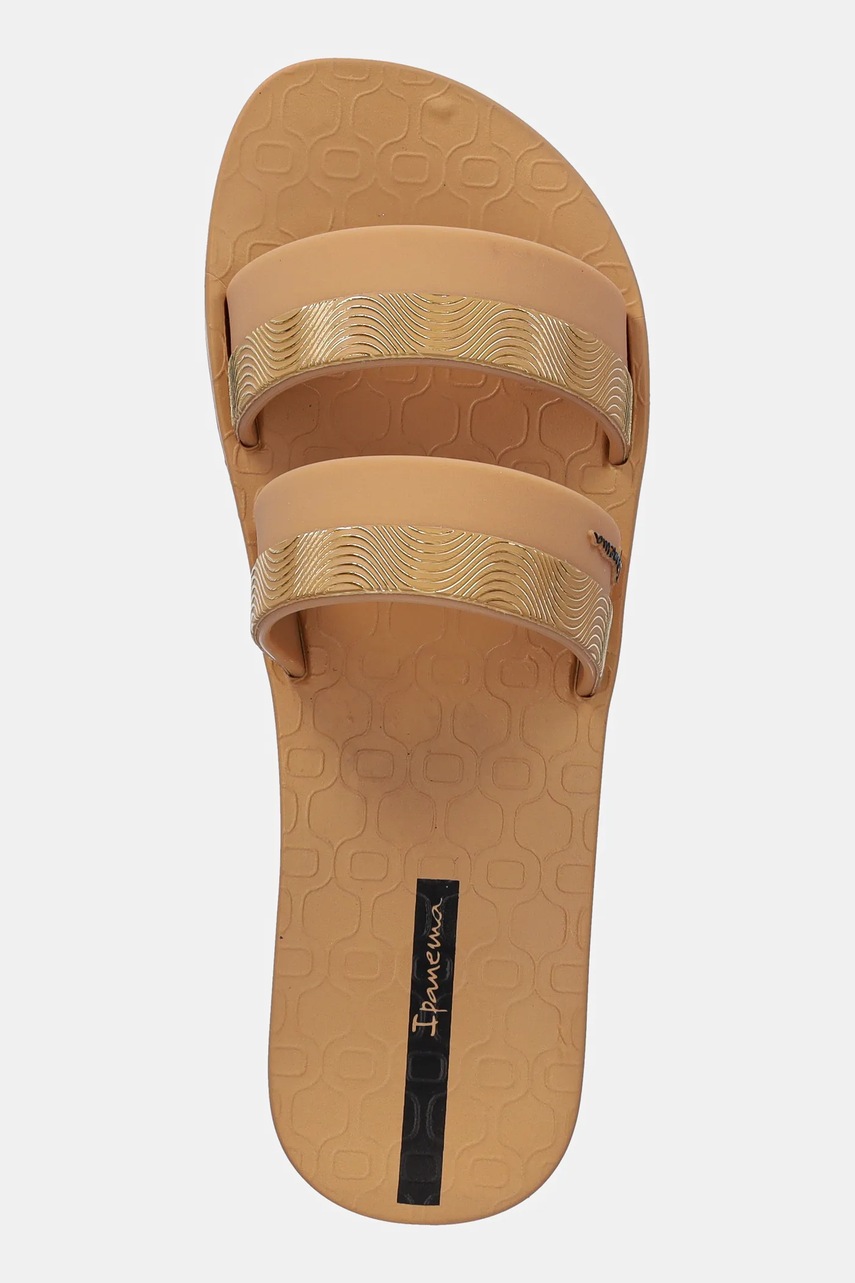 Παντόφλες Ipanema MESH SLIDE F χρώμα: καφέ, 83649-BB782 φωτογραφία