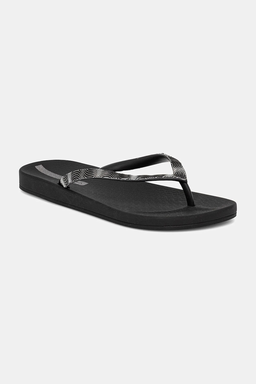 Ipanema șlapi MESH IX FEM culoarea negru, cu toc plat, 83651-BB807