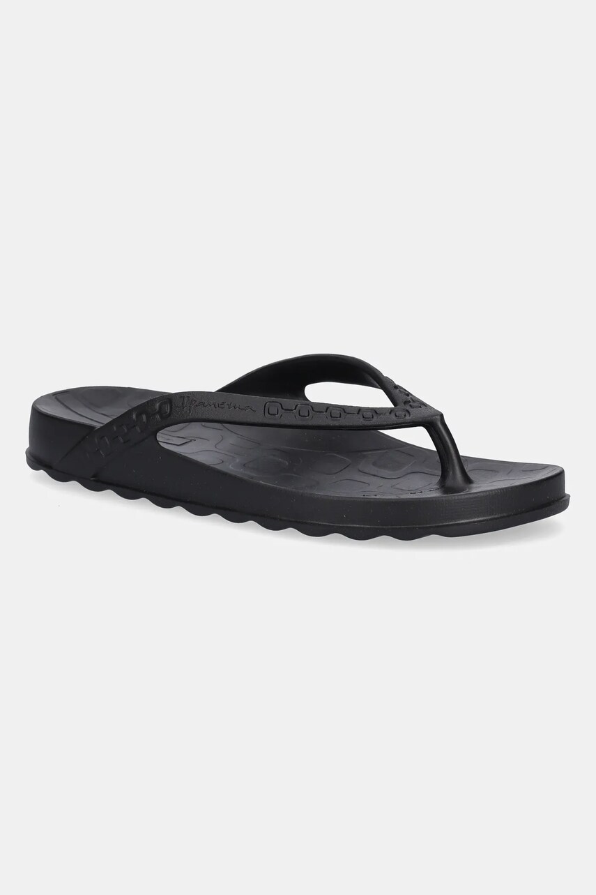 Ipanema șlapi DUO SUNSET F culoarea negru, cu toc plat, 83737-BH807