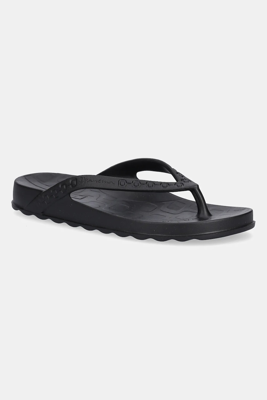 Ipanema șlapi DUO SUNSET F culoarea negru, cu toc plat, 83737-BH807