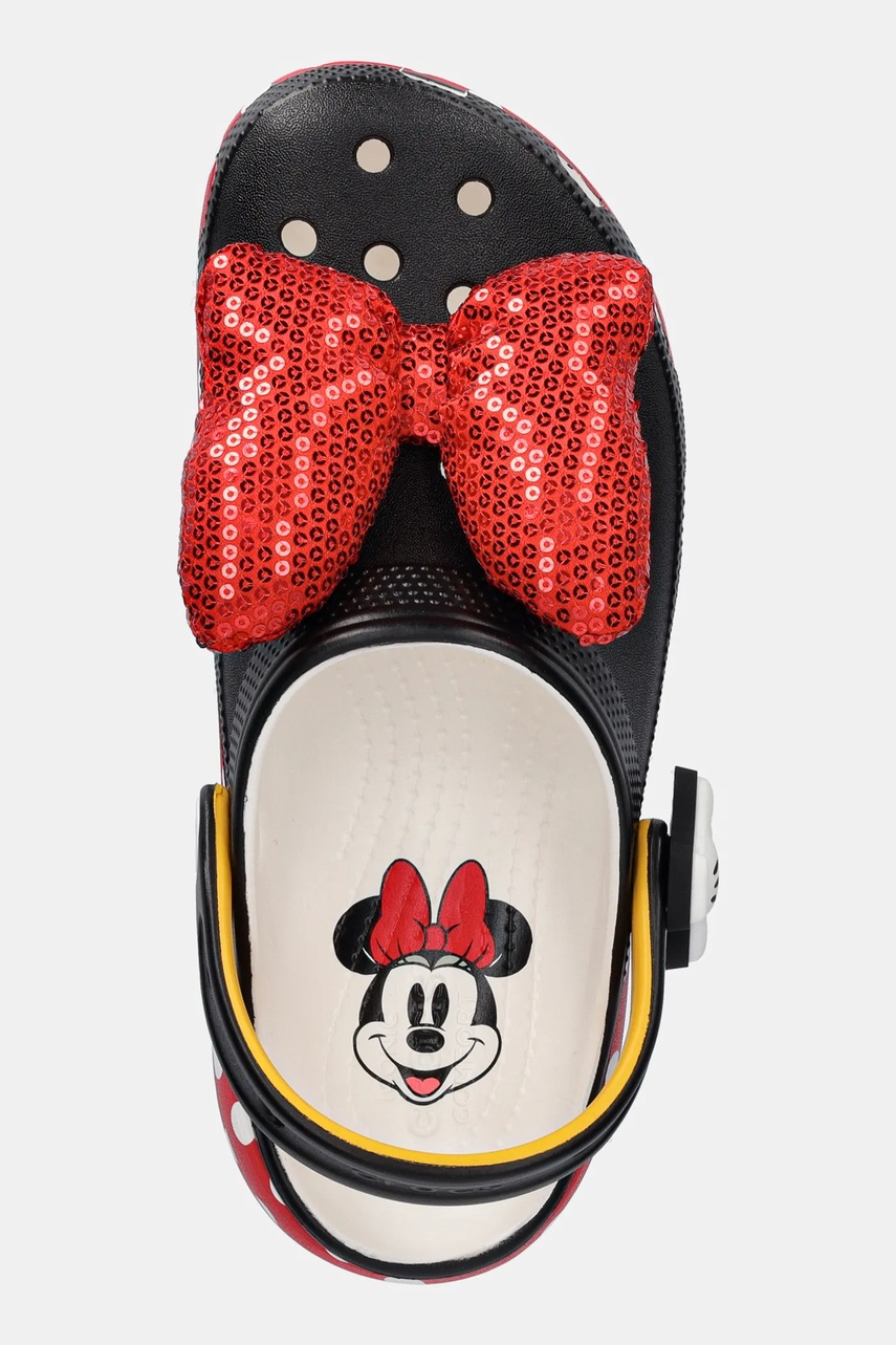 Παντόφλες Crocs Minnie Classic Platform Clog W χρώμα: μαύρο, 209896-100 φωτογραφία