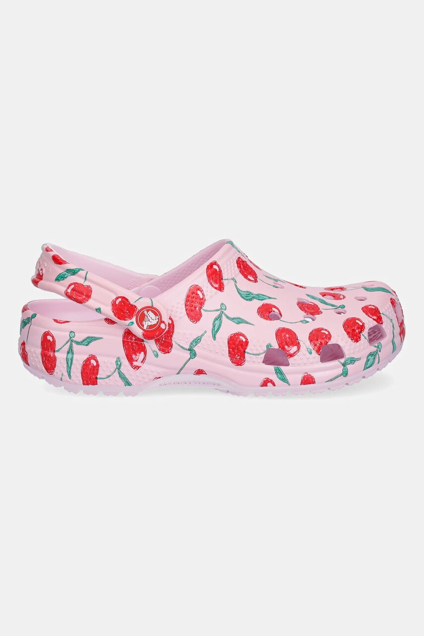 Шлепанцы Crocs Classic Fresh Friuts Clog женские цвет розовый 211008-6ZW Шлепанцы Crocs Classic Fresh Friuts Clog женские цвет розовый 211008-6ZW