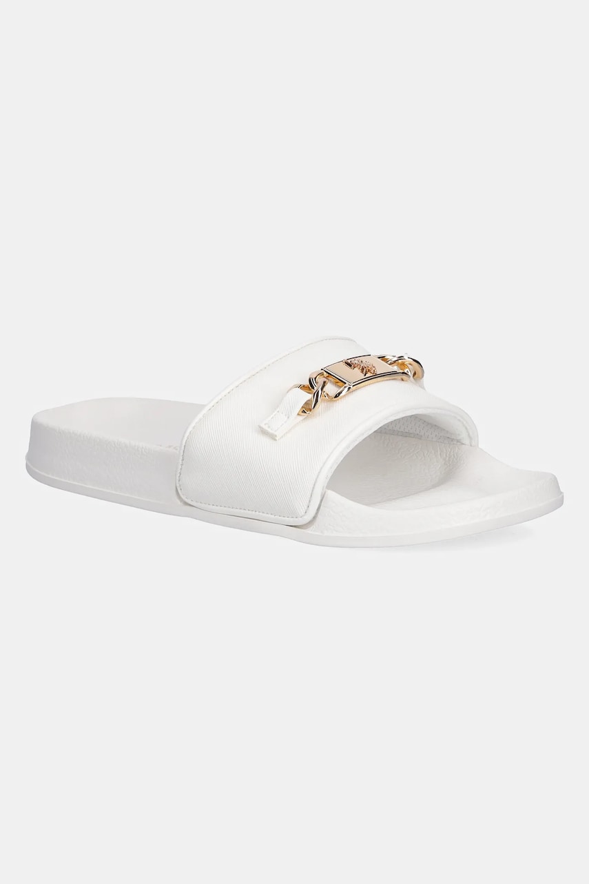 U.S. Polo Assn. papuci IVY femei, culoarea alb, IVY003W/5Y1 U.S. Polo Assn. papuci IVY femei, culoarea alb, IVY003W/5Y1