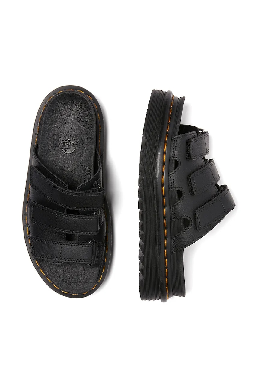 Kožené šľapky Dr. Martens Raine