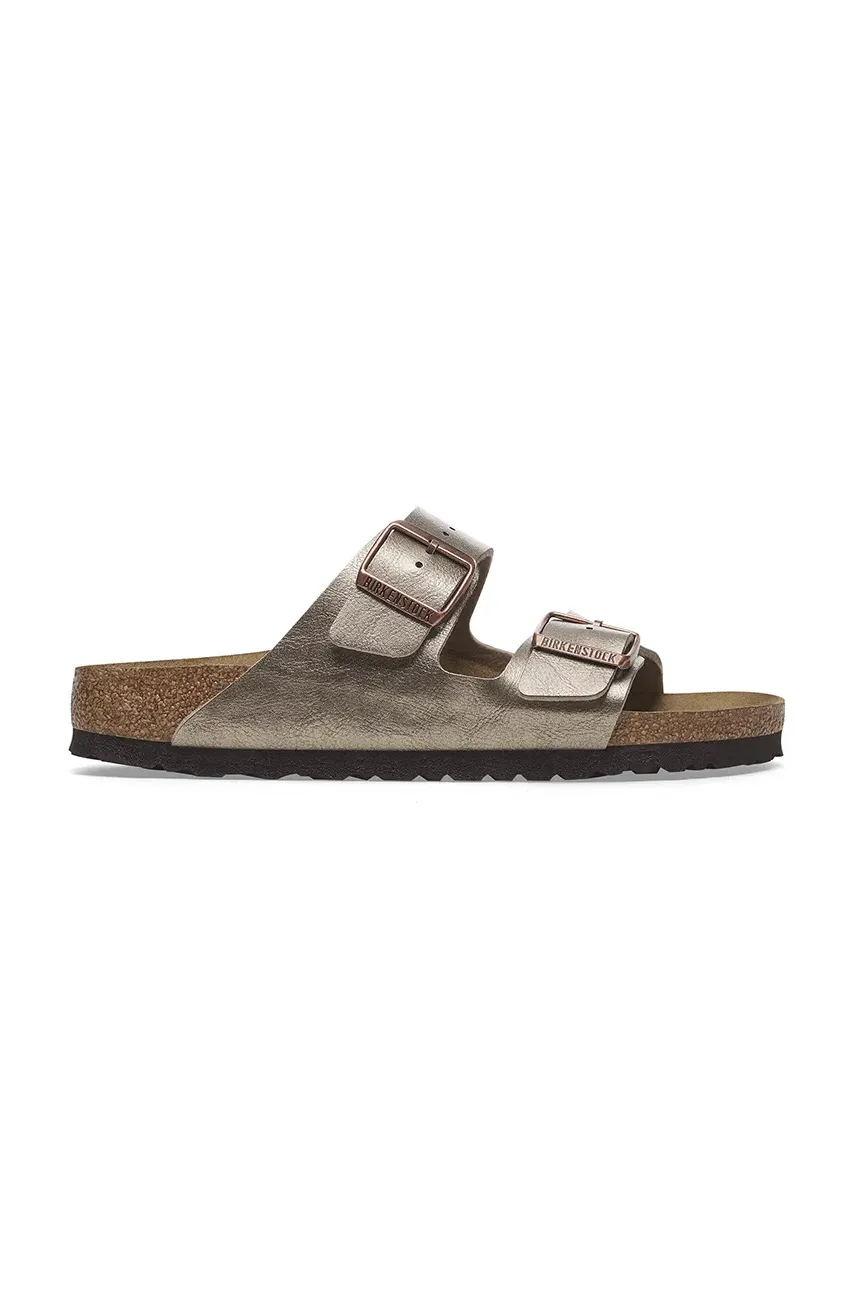 Birkenstock papuci Arizona Graceful femei, culoarea verde, 1029439