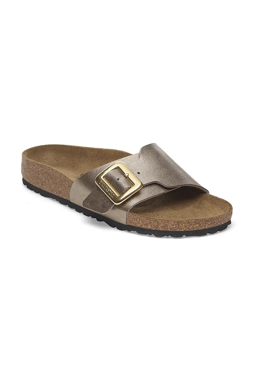 Шлепанцы Birkenstock Catalina Graceful Cushion Buckle женские цвет бежевый 1029416 Шлепанцы Birkenstock Catalina Graceful Cushion Buckle женские цвет бежевый 1029416