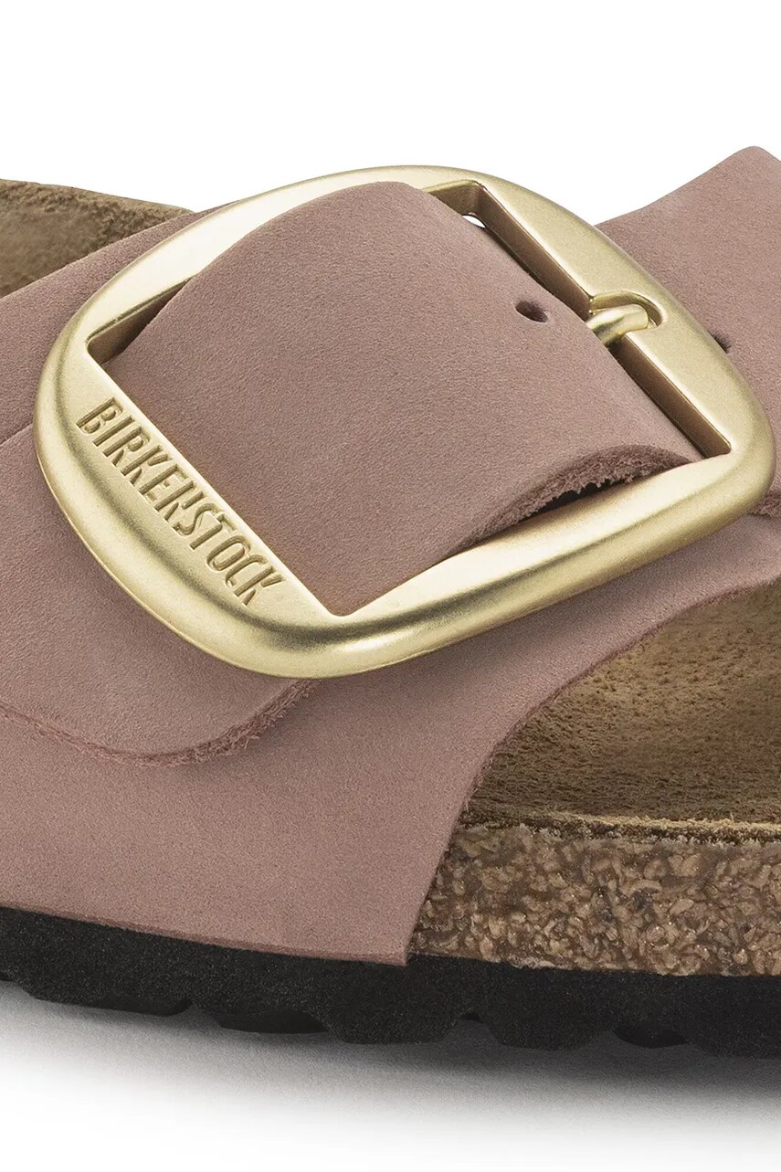 Birkenstock nubuk papucs Madrid Big Buckle rózsaszín, női, 1024016 termék 2. képe