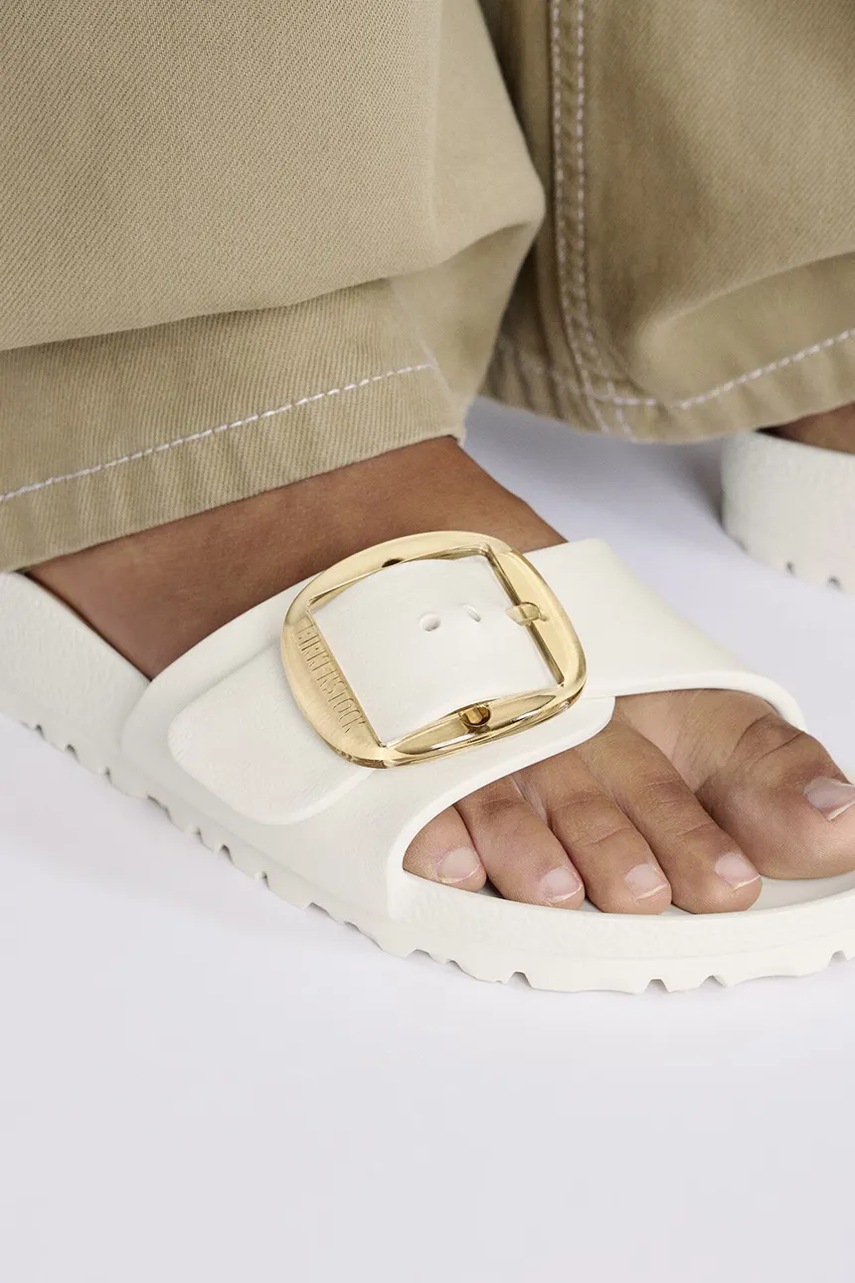 Шльопанці Birkenstock Madrid Big Buckle EVA жіночі колір бежевий 1029633 