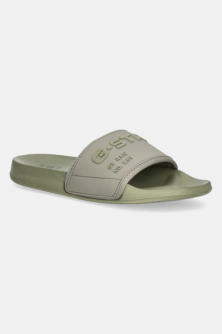 G-Star Raw papuci CART V TPU W femei, culoarea verde, D27422.G588 G-Star Raw papuci CART V TPU W femei, culoarea verde, D27422.G588
