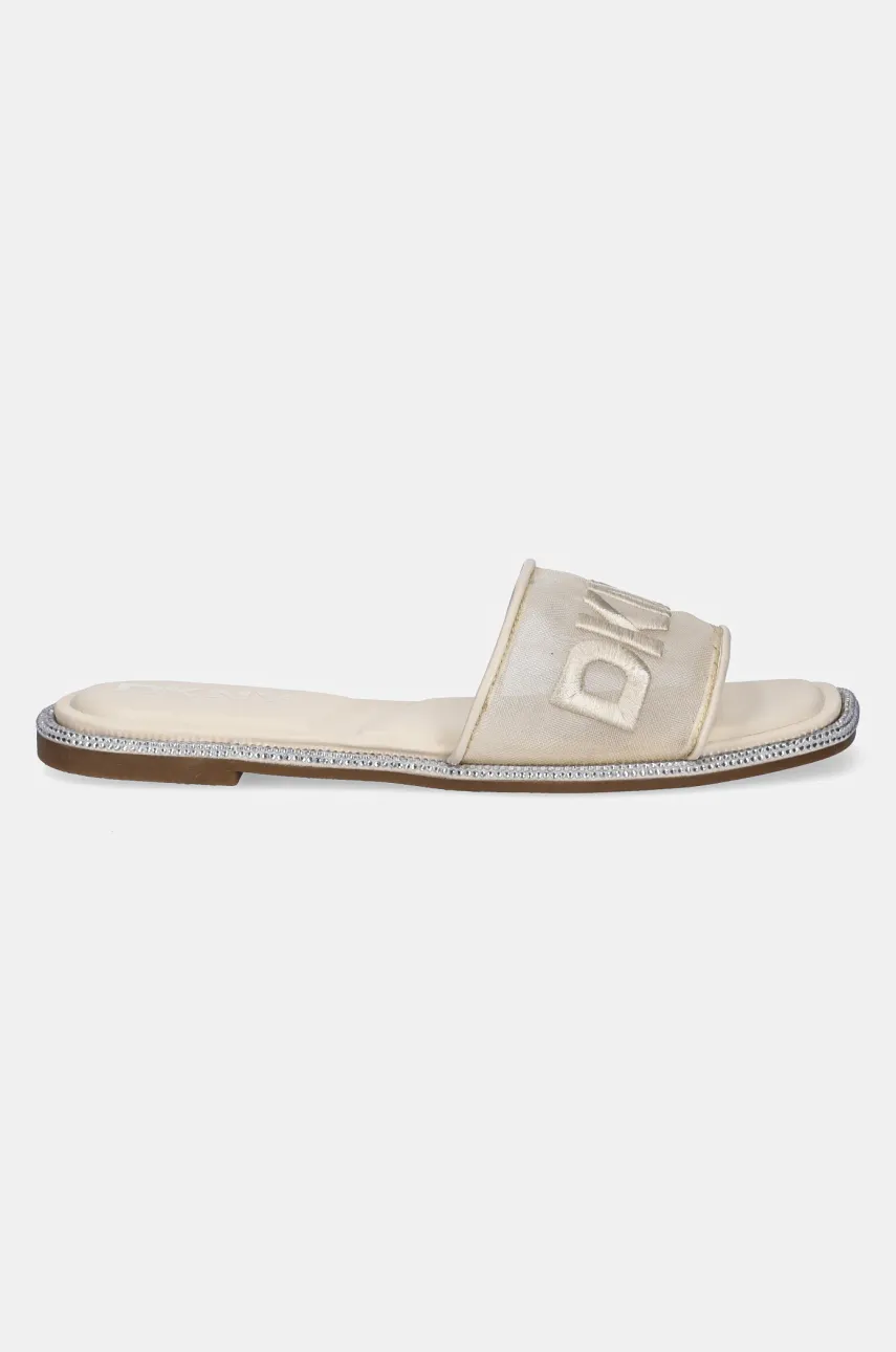 Шлепанцы Dkny Badin Logo женские цвет бежевый K1565205 Шлепанцы Dkny Badin Logo женские цвет бежевый K1565205