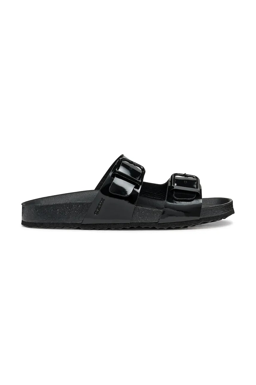 Geox papuci D BRIONIA R femei, culoarea negru, D55Y3M 000HH C9999