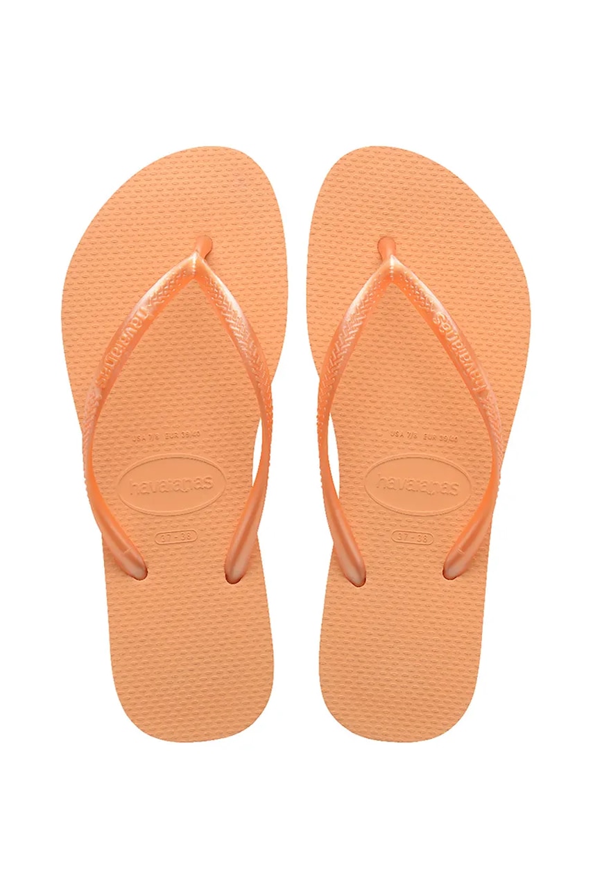 Havaianas slapi SLIM femei, culoarea portocaliu, 4000030.0027