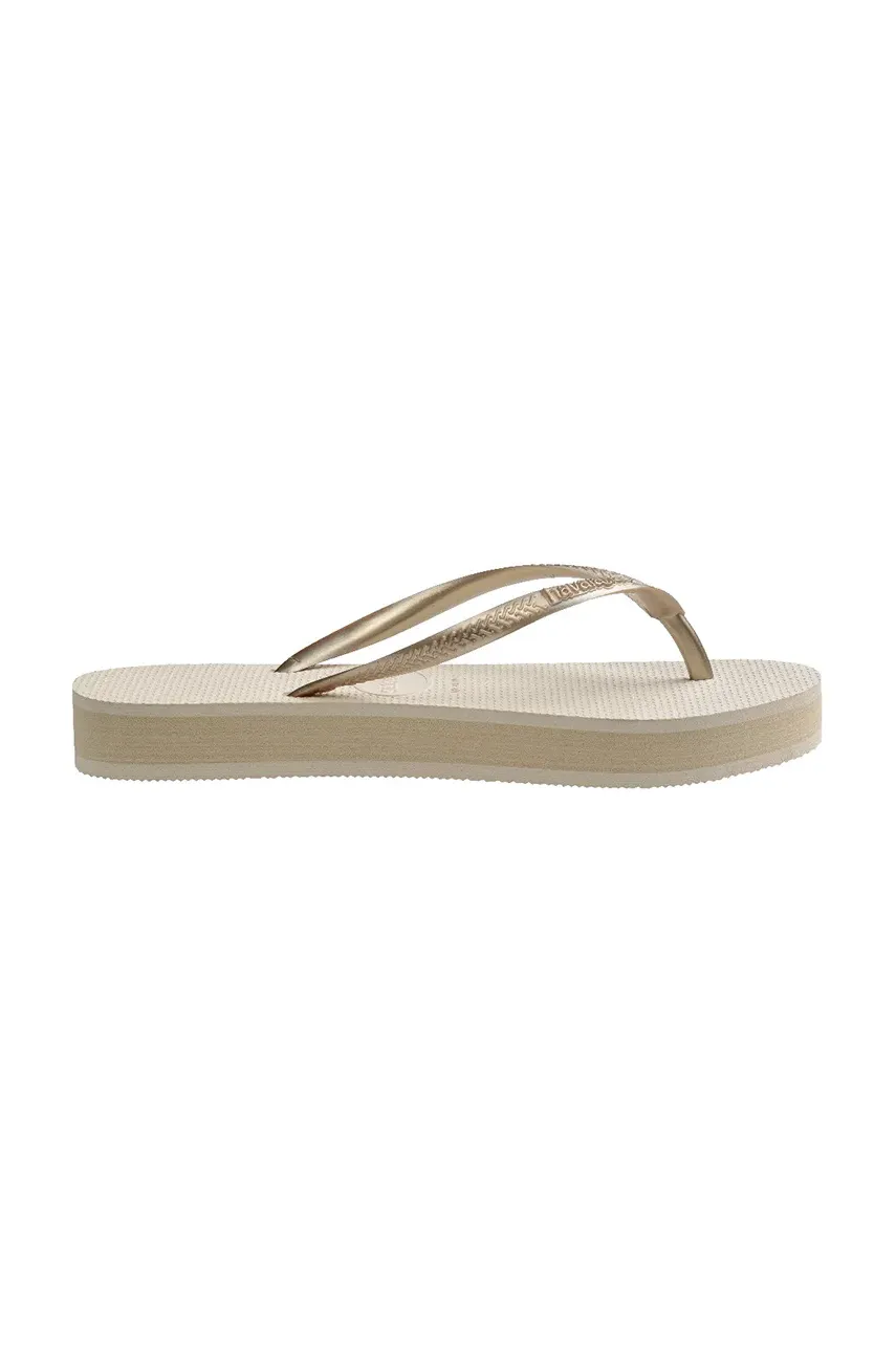 Вьетнамки Havaianas SLIM FLATFORM женские цвет бежевый 4144537.0121 Вьетнамки Havaianas SLIM FLATFORM женские цвет бежевый 4144537.0121
