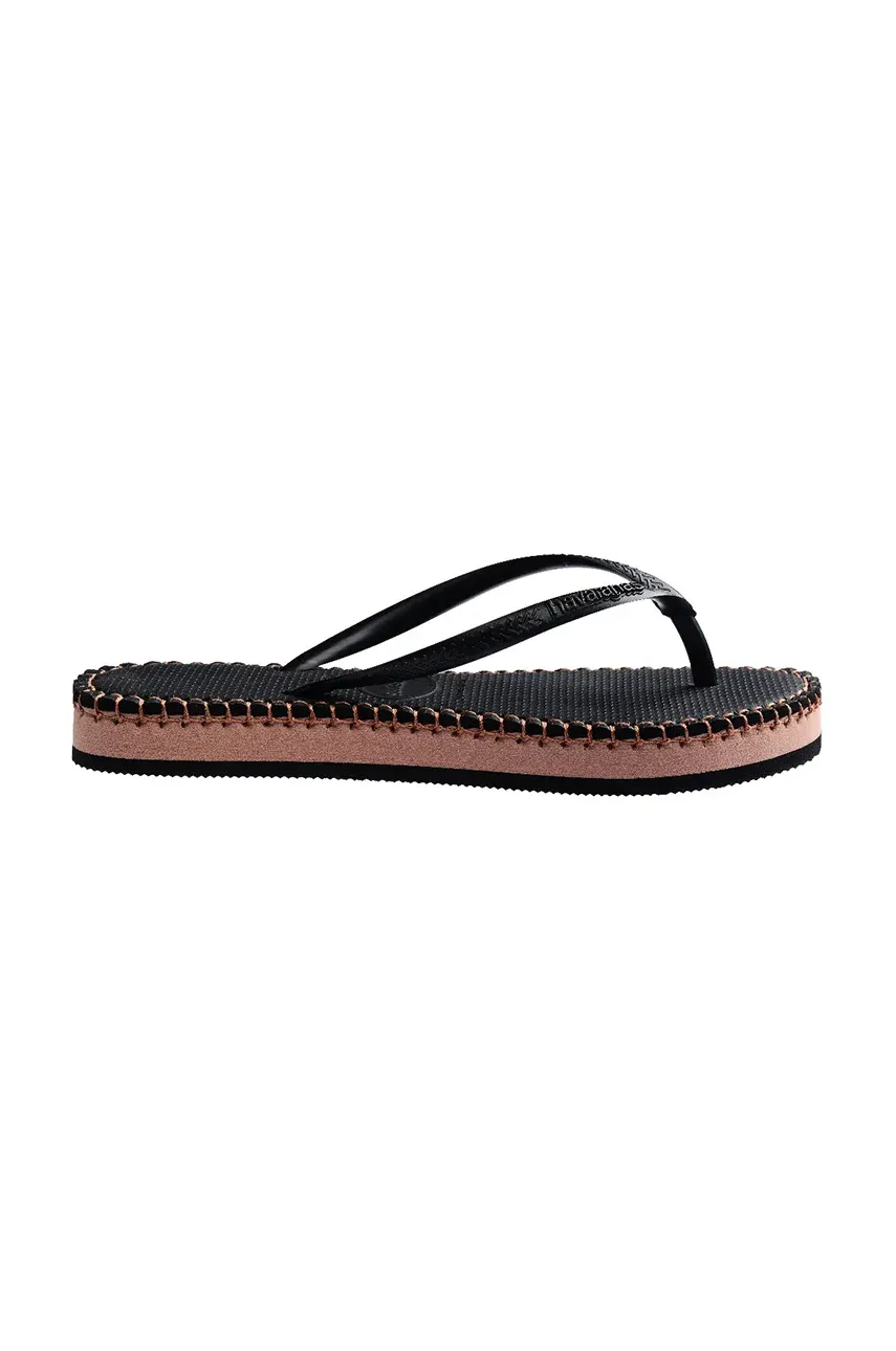 Вьетнамки Havaianas SLIM FLATFORM женские цвет чёрный 4149928.0090 Вьетнамки Havaianas SLIM FLATFORM женские цвет чёрный 4149928.0090