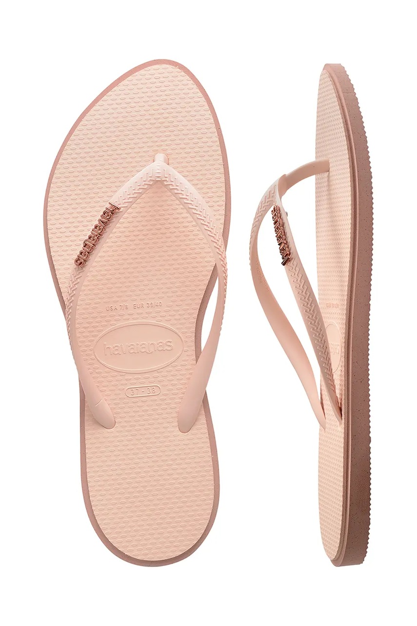 Σαγιονάρες Havaianas SLIM POINT χρώμα: ροζ, 4149584.3544 φωτογραφία