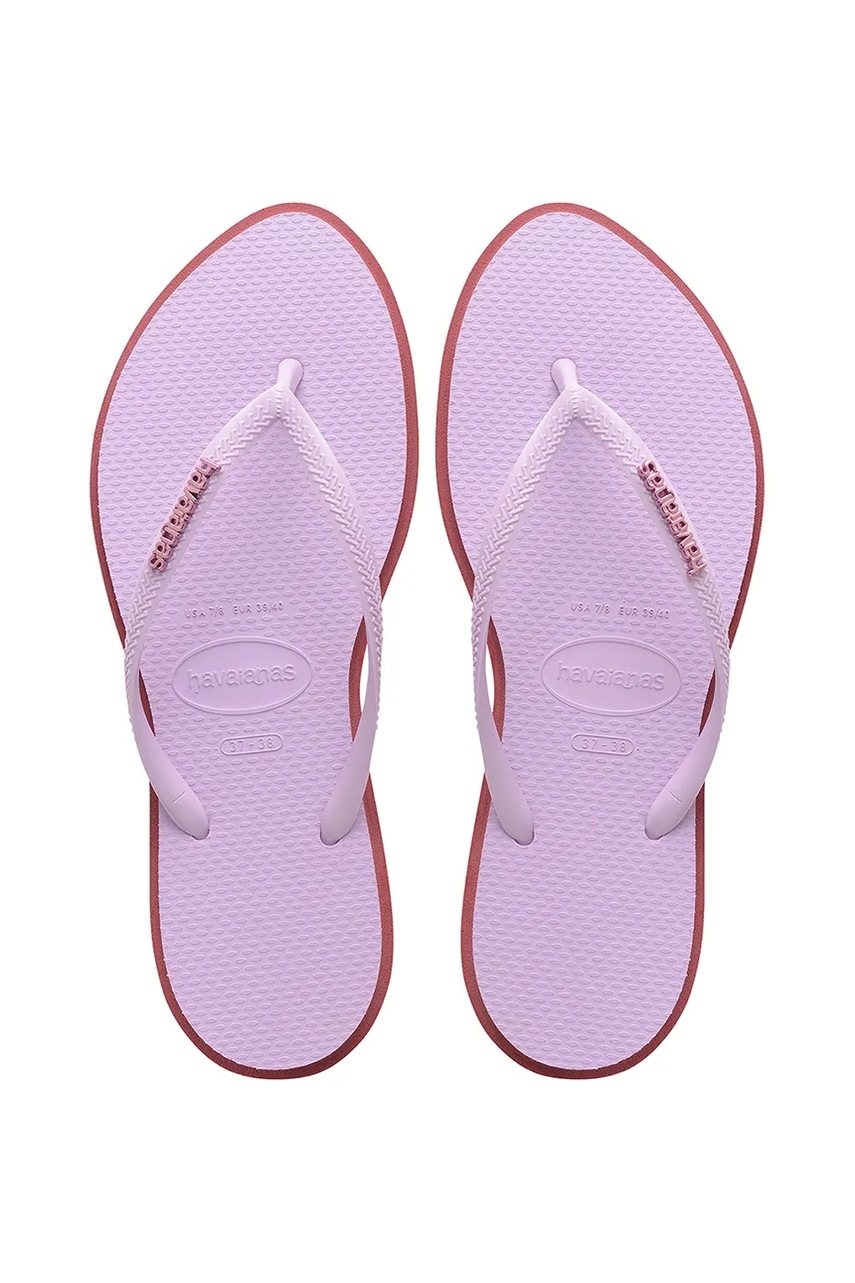 Havaianas slapi SLIM POINT femei, culoarea violet, 4149584.9339