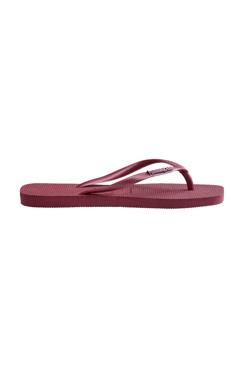 Вьетнамки Havaianas SLIM SQUARE LOGO женские цвет бордовый 4148257.9339 Вьетнамки Havaianas SLIM SQUARE LOGO женские цвет бордовый 4148257.9339
