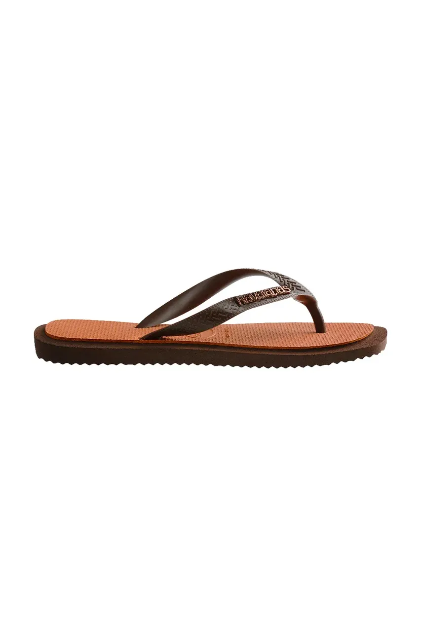Вьетнамки Havaianas TOP SQUARE FUSION женские цвет коричневый 4149944.0727 Вьетнамки Havaianas TOP SQUARE FUSION женские цвет коричневый 4149944.0727