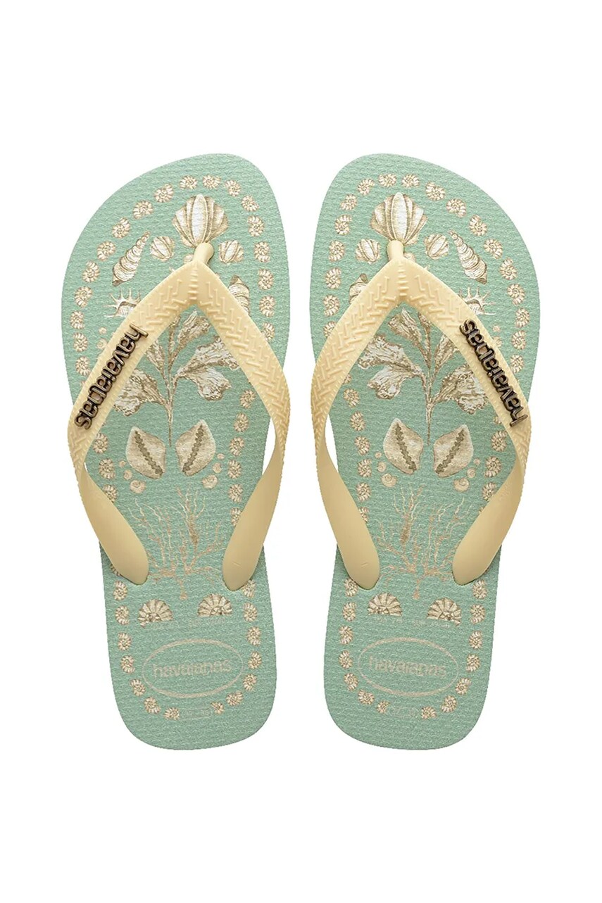 Havaianas slapi TOP TROPICALIA VIBES femei, culoarea turcoaz, 4149722.9338