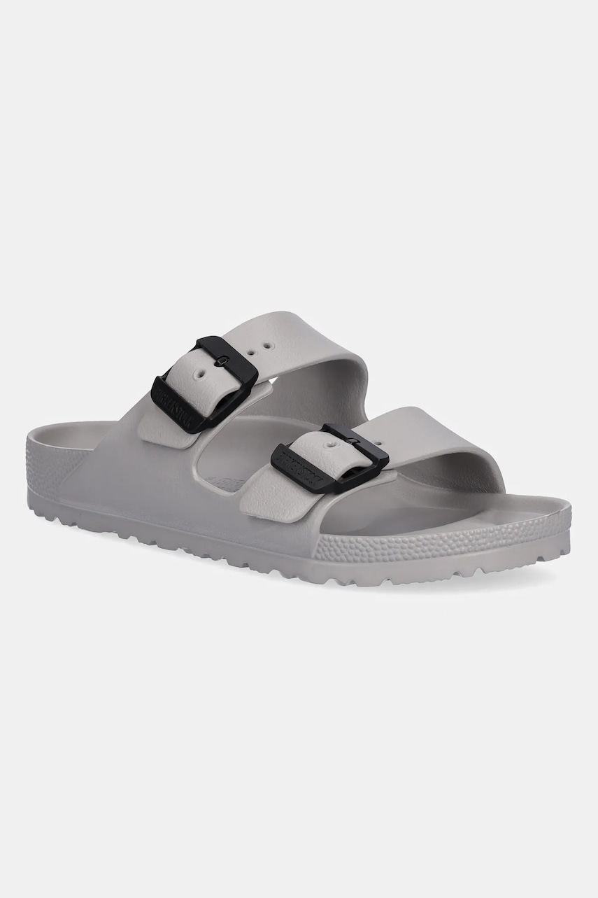 Birkenstock papuci Arizona Stealth Buckle EVA femei, culoarea gri, 1029800 Birkenstock papuci Arizona Stealth Buckle EVA femei, culoarea gri, 1029800