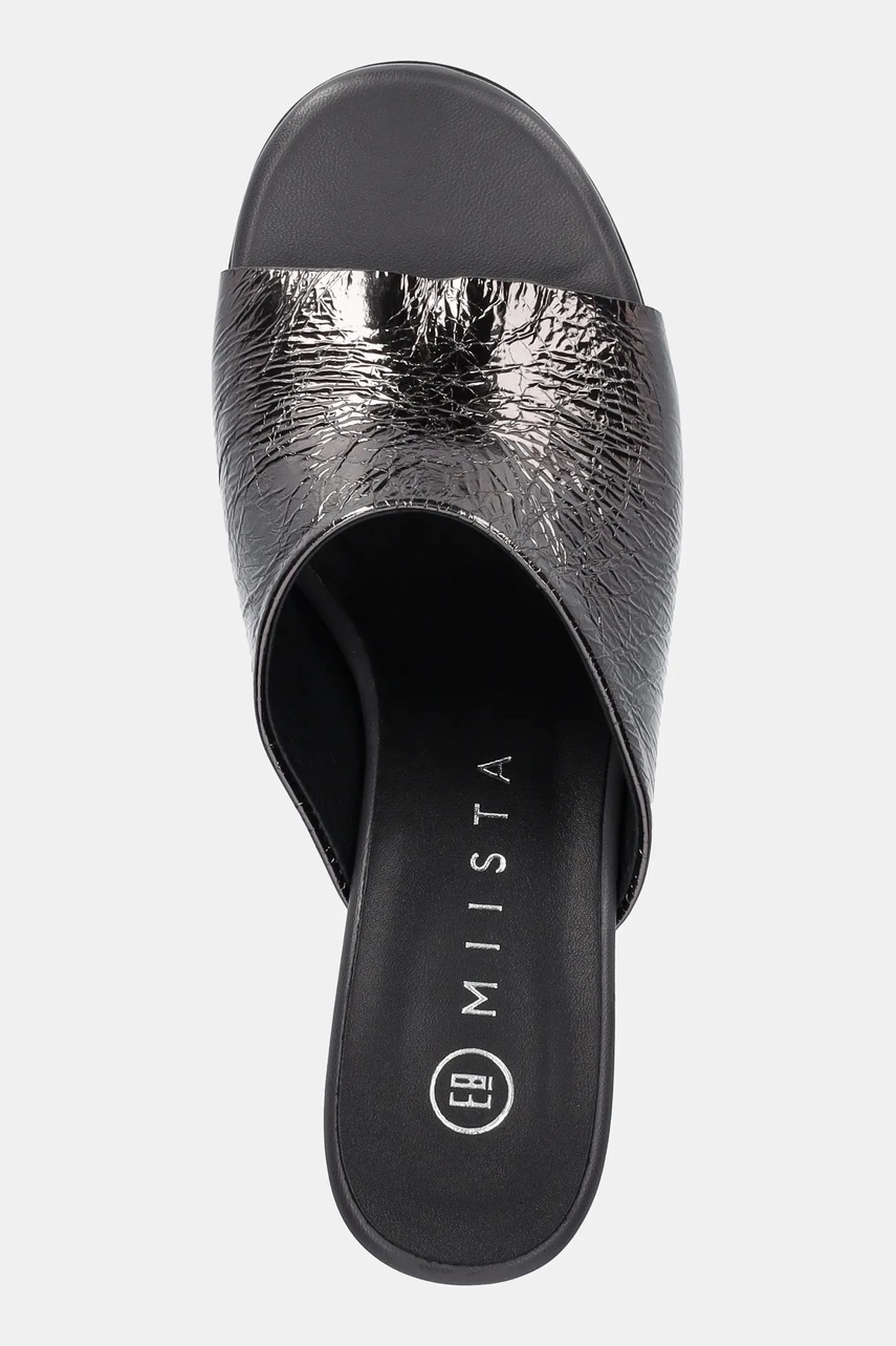 Δερμάτινες παντόφλες Miista Talita γυναικείο, χρώμα: γκρι, E8_3844 φωτογραφία