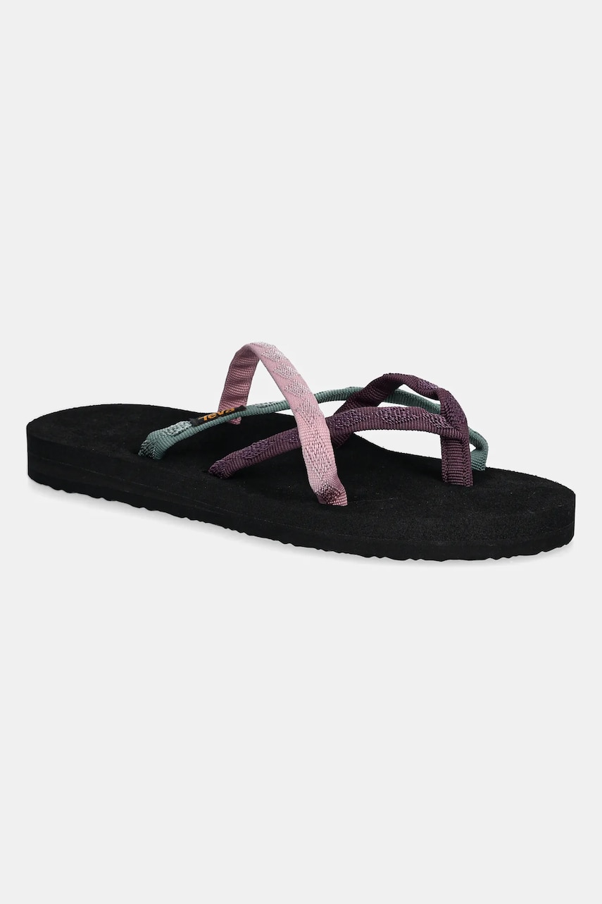 Teva slapi Olowahu femei, culoarea violet, cu toc plat, 6840-LLT Teva slapi Olowahu femei, culoarea violet, cu toc plat, 6840-LLT