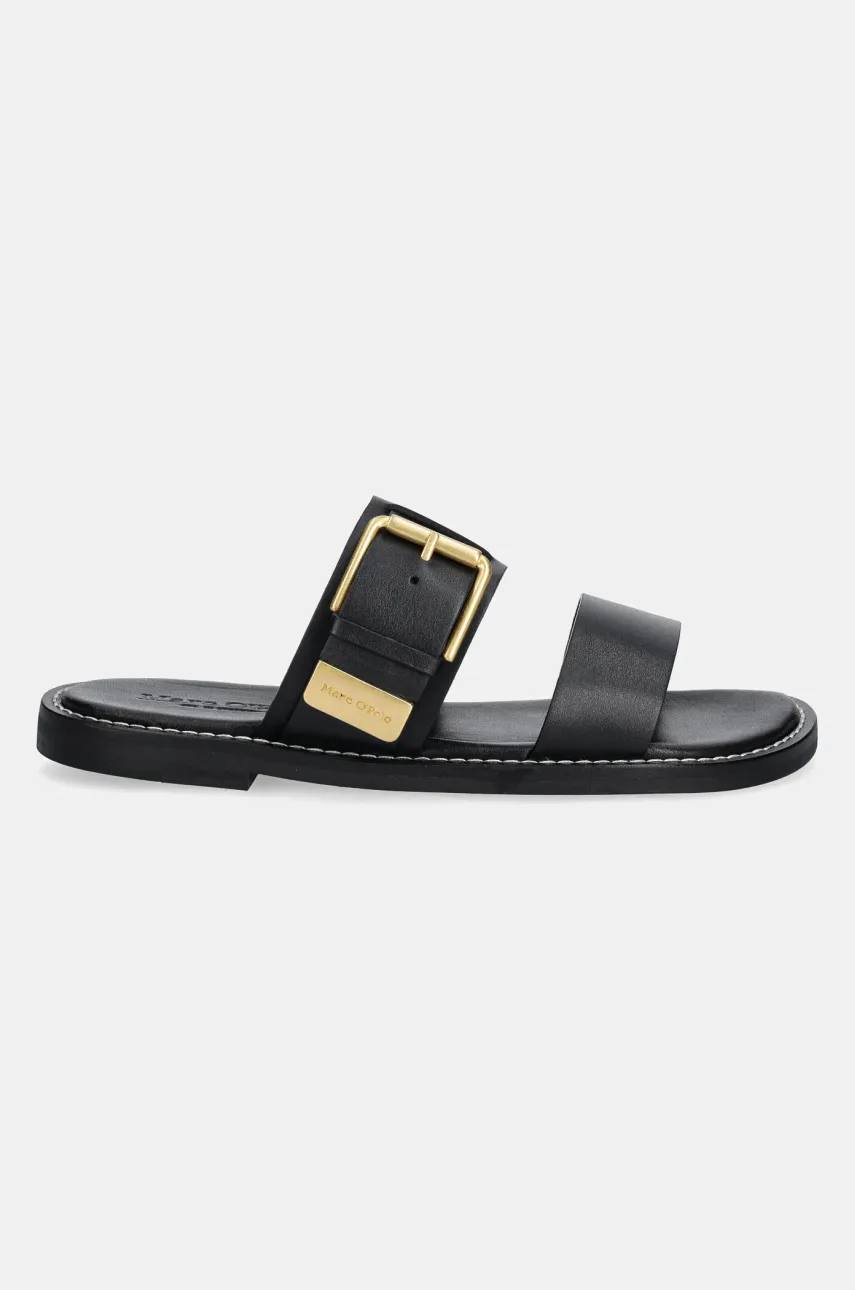 Кожаные шлепанцы Marc OPolo STINA 1A женская цвет чёрный 50318691101100 Кожаные шлепанцы Marc OPolo STINA 1A женская цвет чёрный 50318691101100