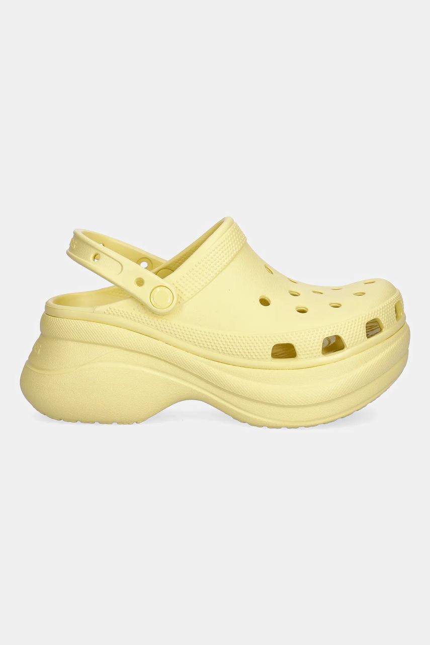 Шлепанцы Crocs Classic Bae Clog цвет жёлтый на платформе 206302