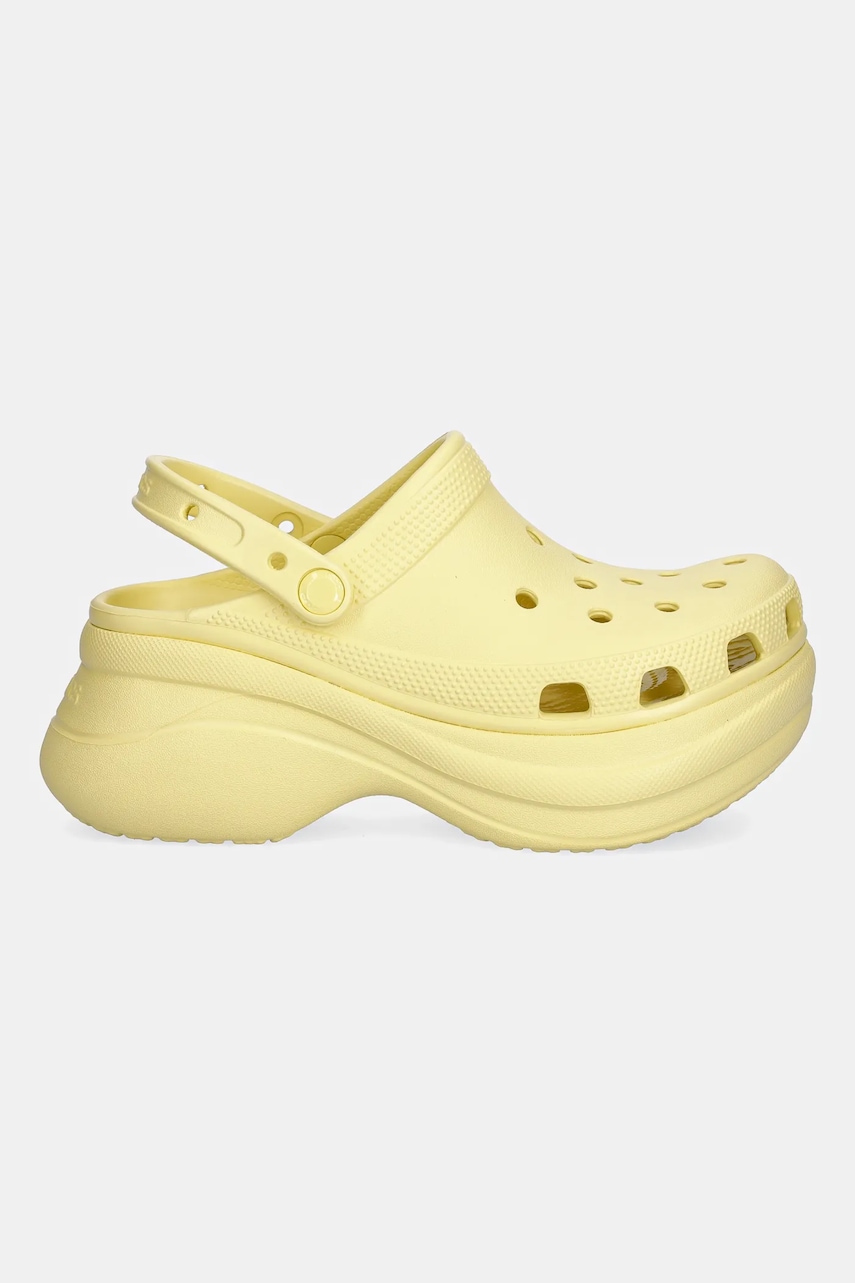 Шлепанцы Crocs Classic Bae Clog цвет жёлтый на платформе 206302 Шлепанцы Crocs Classic Bae Clog цвет жёлтый на платформе 206302