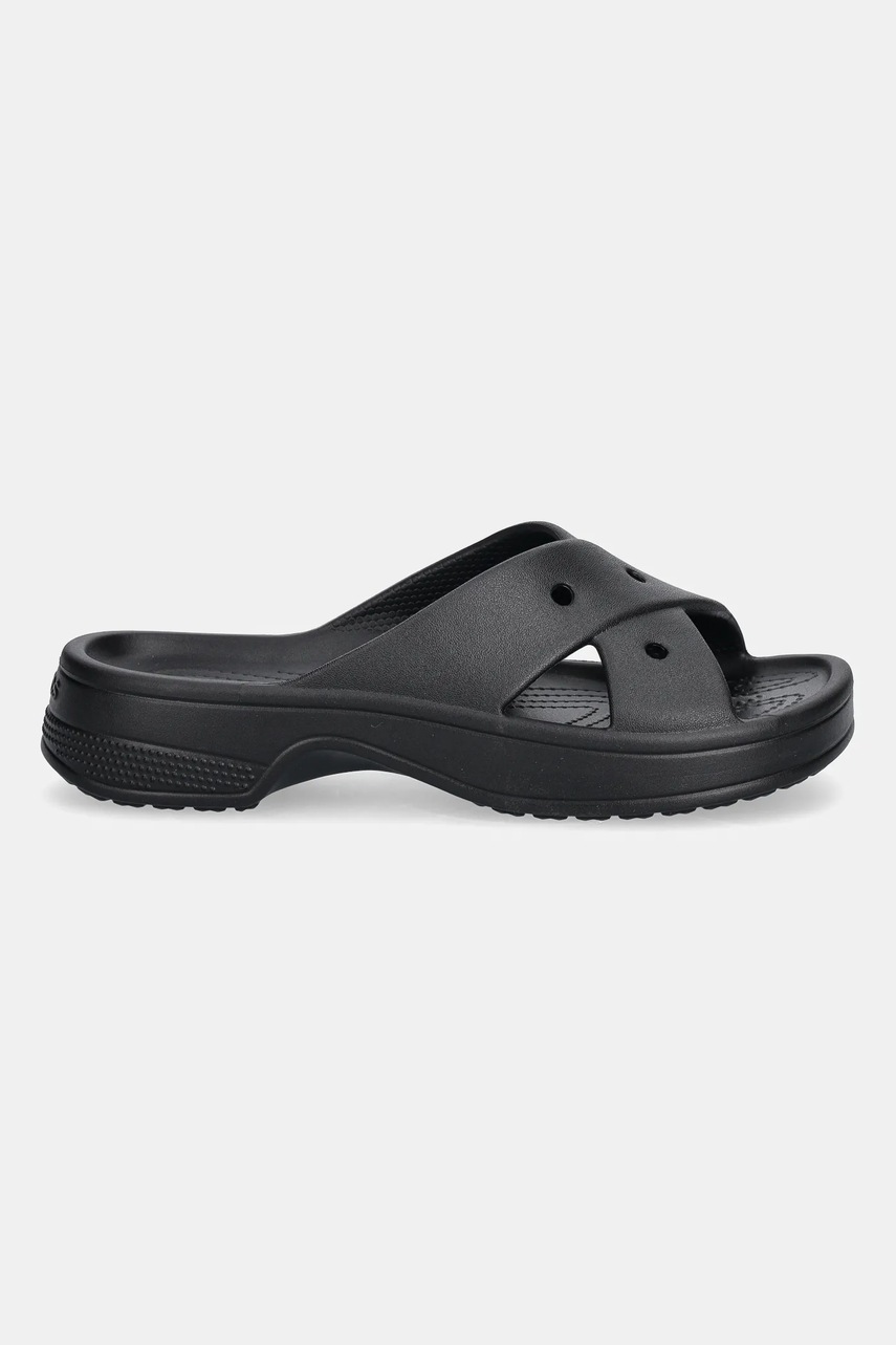 Шлепанцы Crocs Ci Womens Cross Strap цвет чёрный 210840 Шлепанцы Crocs Ci Womens Cross Strap цвет чёрный 210840