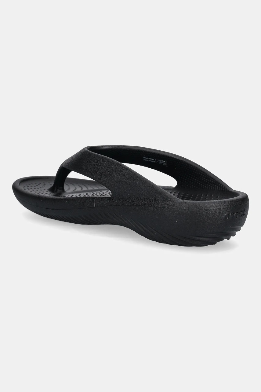 Crocs flip-flop Mellow Recovery Flip fekete, lapos talpú, 211100 termék 2. képe
