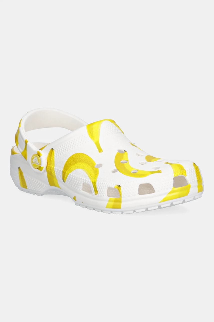 Crocs papuci Classic Fresh Fruits Clog culoarea alb, 211008