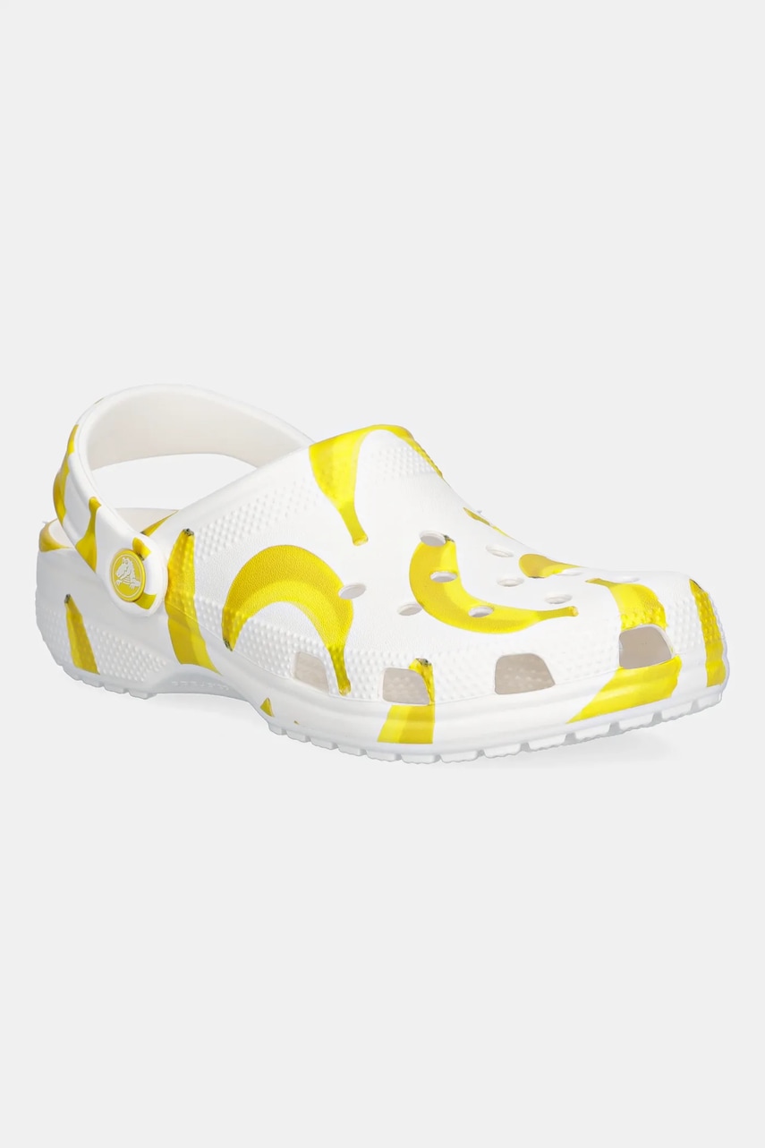 Crocs papuci Classic Fresh Fruits Clog culoarea alb, 211008