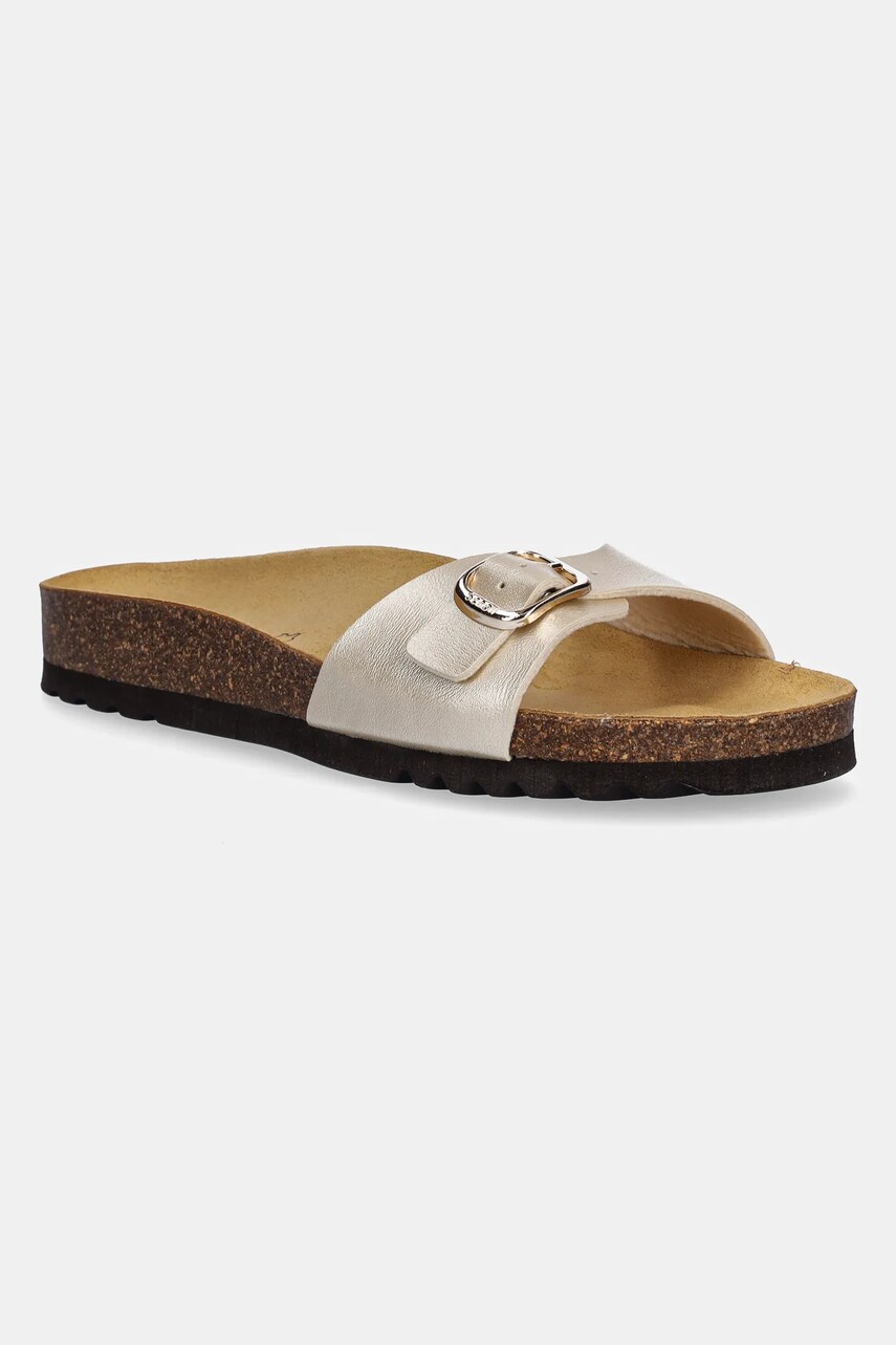 Scholl papuci ESTELLE femei, culoarea bej, F321572329