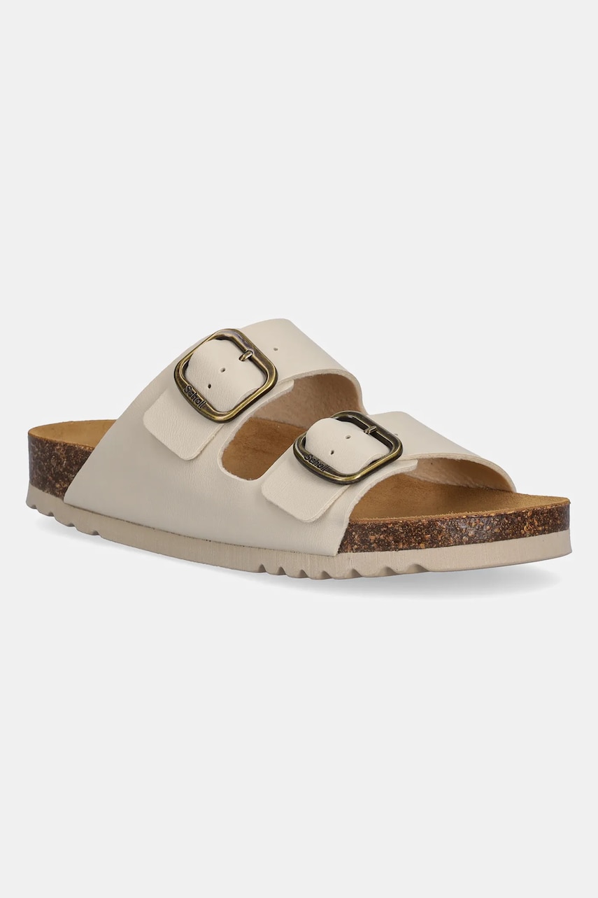 Scholl papuci JOSEPHINE femei, culoarea bej, F321641030 Scholl papuci JOSEPHINE femei, culoarea bej, F321641030