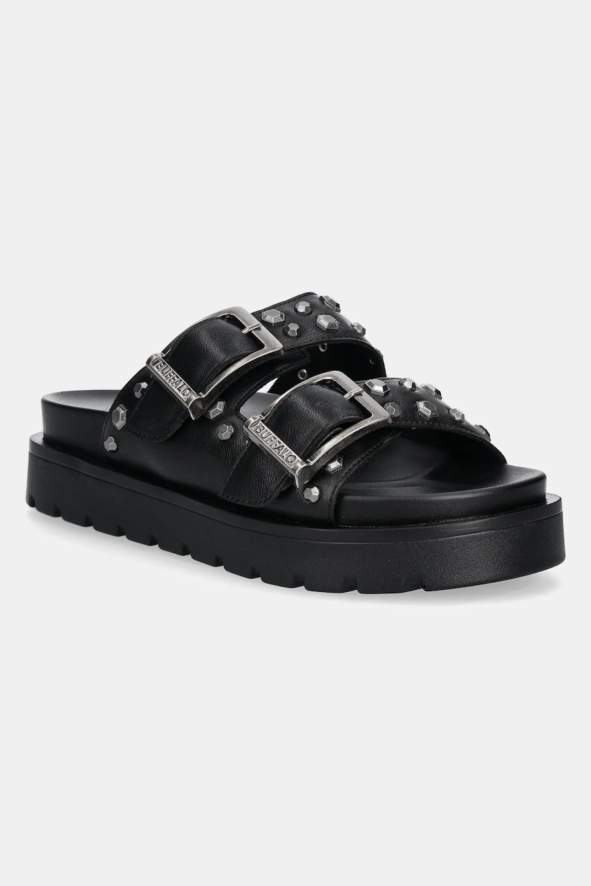 Buffalo papuci Raya Ari Stud femei, culoarea negru, 1602290-BLK Buffalo papuci Raya Ari Stud femei, culoarea negru, 1602290-BLK
