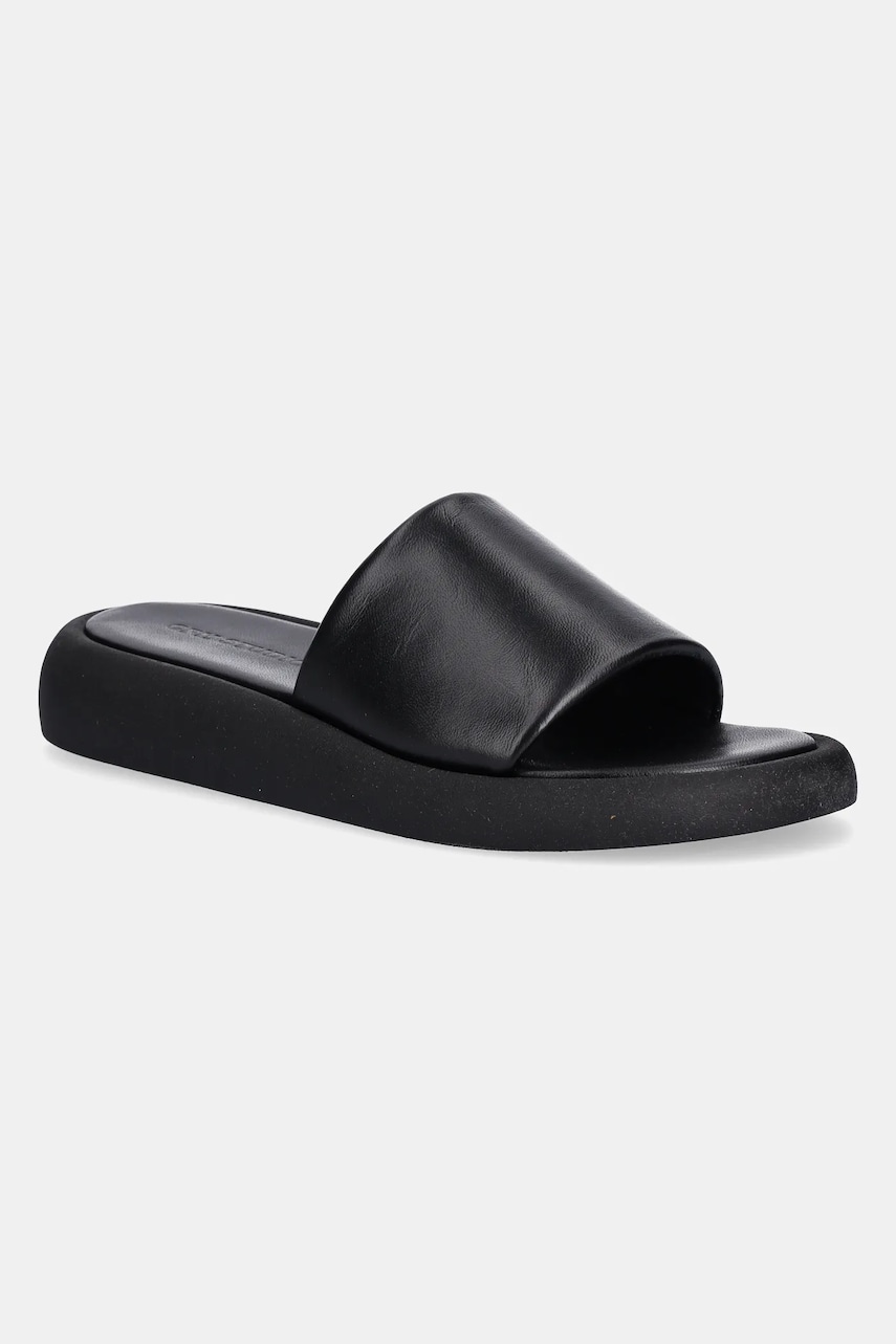 Copenhagen papuci de piele Leather femei, culoarea negru, CPH773 Copenhagen papuci de piele Leather femei, culoarea negru, CPH773