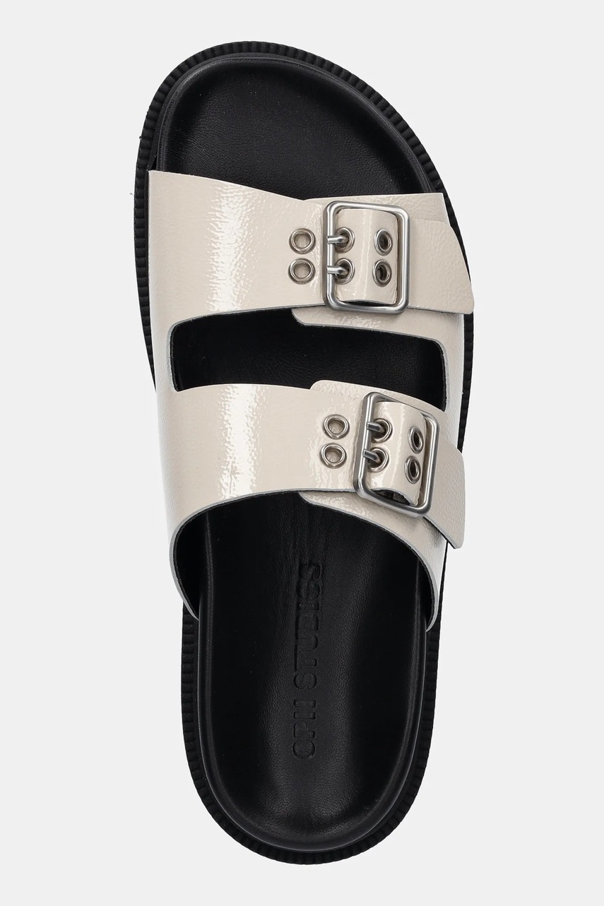 Παντόφλες σουέτ Copenhagen Suede γυναικείες, χρώμα: μπεζ, CPH796 φωτογραφία