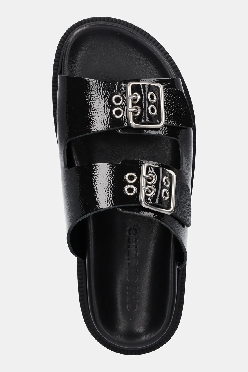 Παντόφλες σουέτ Copenhagen Suede γυναικείες, χρώμα: μαύρο, CPH796 φωτογραφία