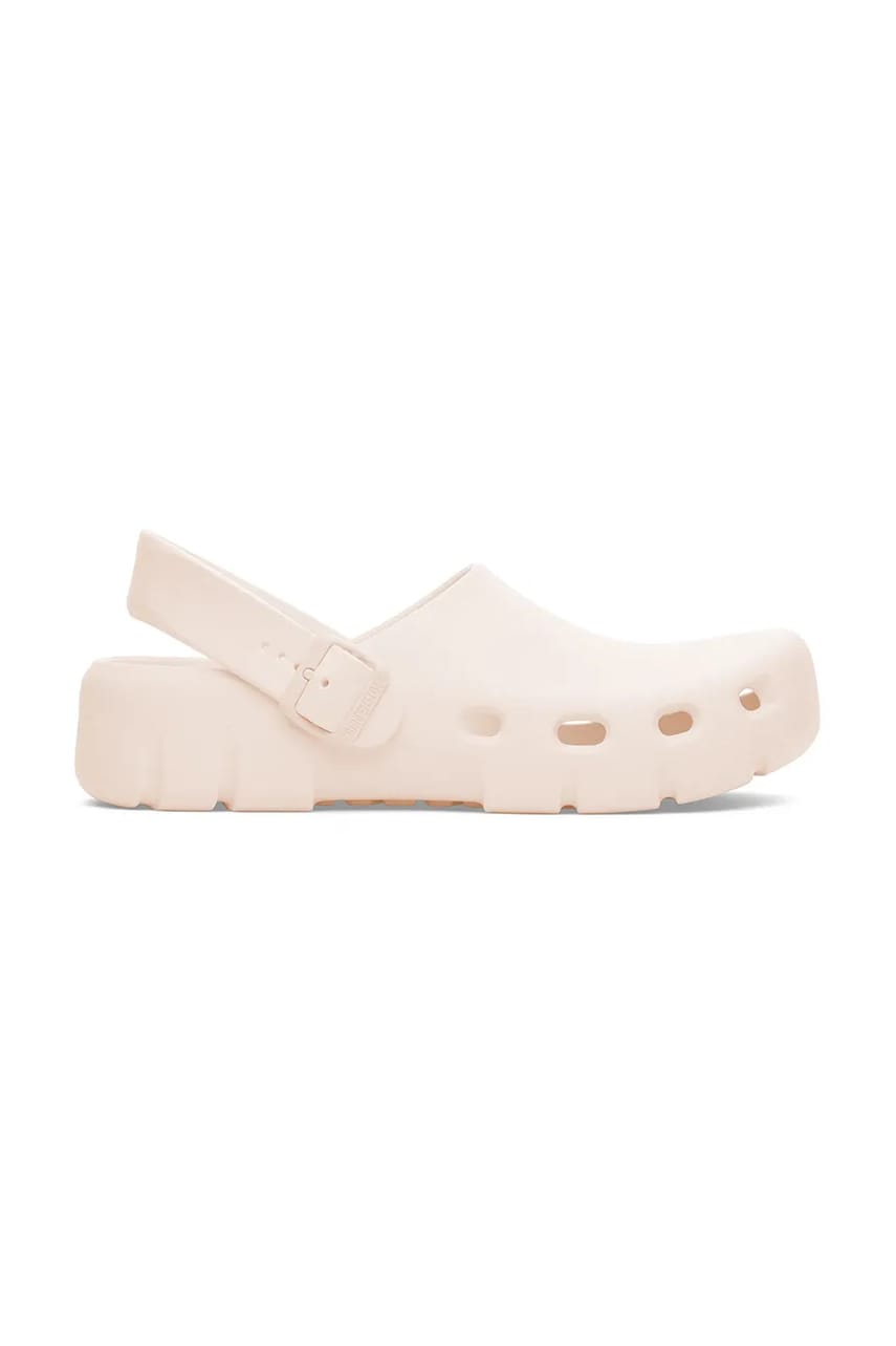 Birkenstock papuci Birki-Flow EVA femei, culoarea roz, cu toc drept, 1029564