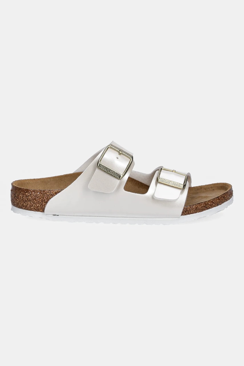 Детские шлепанцы Birkenstock Arizona цвет бежевый 1029456 Детские шлепанцы Birkenstock Arizona цвет бежевый 1029456