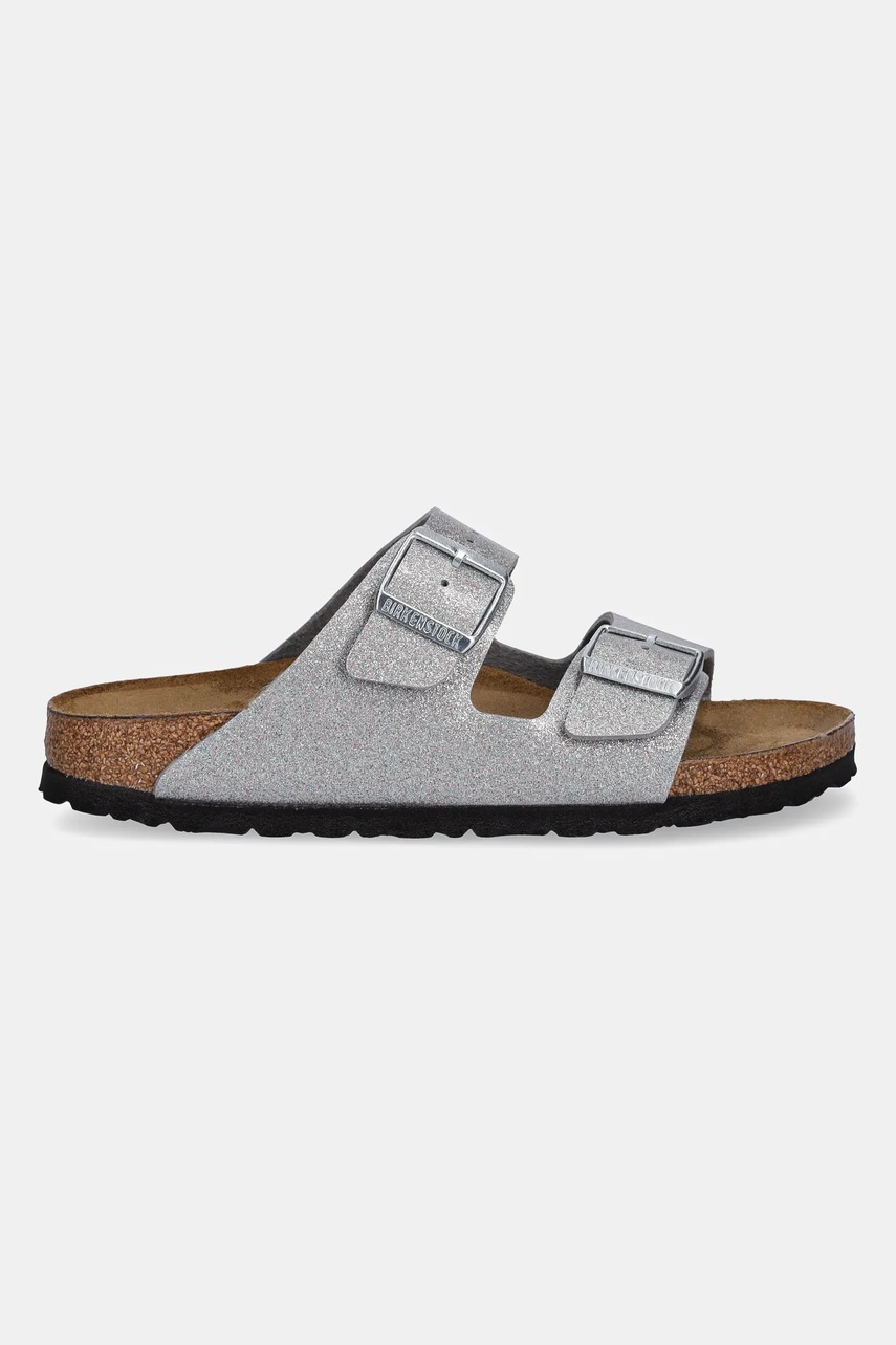 Детские шлепанцы Birkenstock Arizona цвет серебрянный 1029468 в Луцке Детские шлепанцы Birkenstock Arizona цвет серебрянный 1029468 в Луцке
