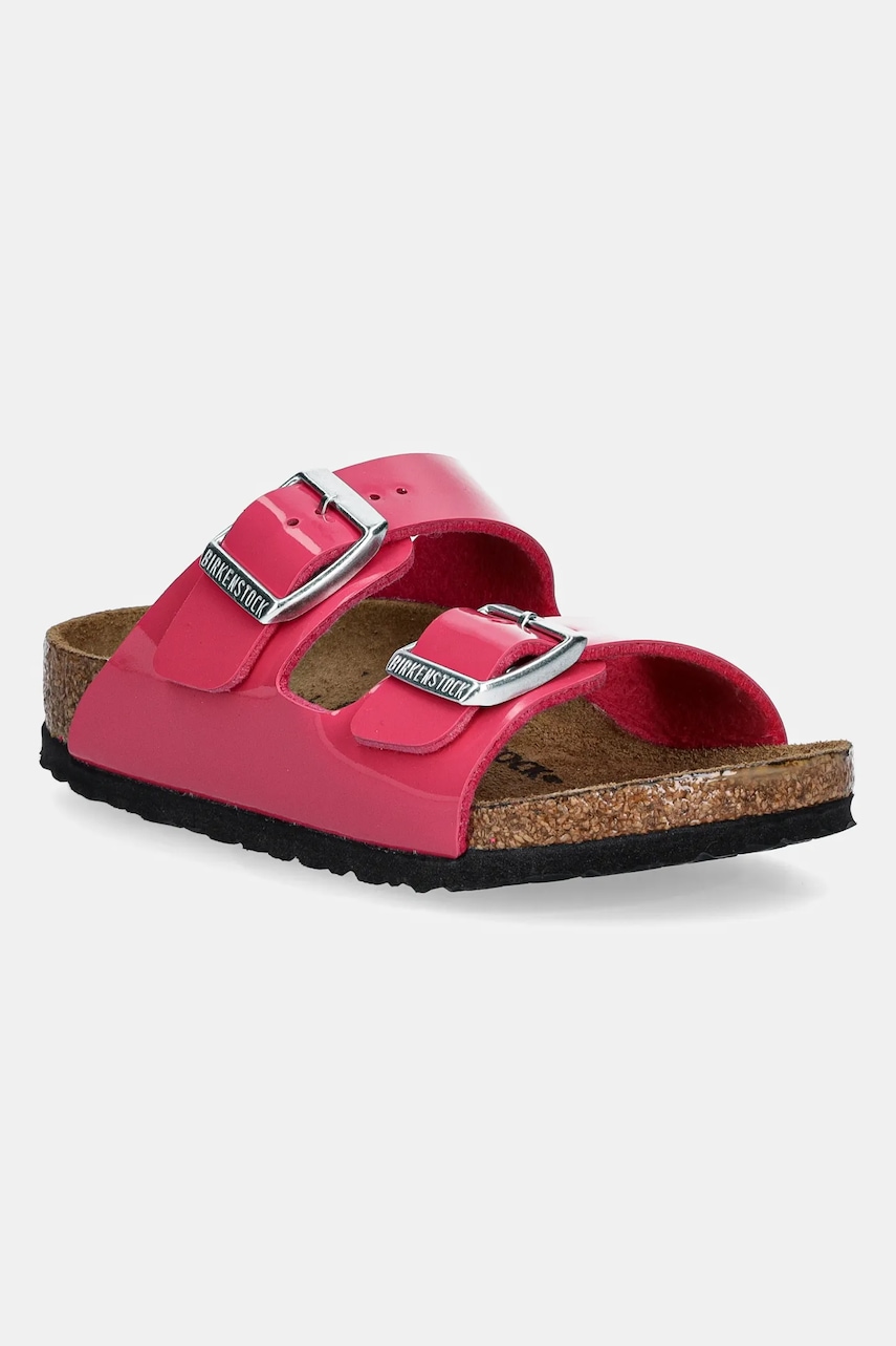 Birkenstock slapi copii Arizona culoarea roz, 1029514