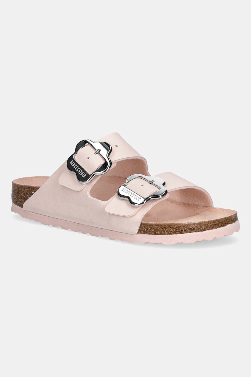 Birkenstock papuci copii Arizona Flower Buckle culoarea roz, 1029490 Birkenstock papuci copii Arizona Flower Buckle culoarea roz, 1029490
