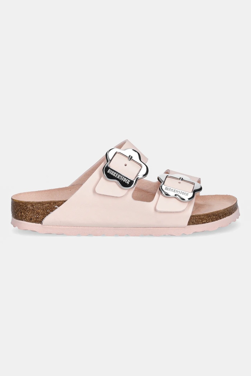 Дитячі шльопанці Birkenstock Arizona Flower Buckle колір рожевий 1029490