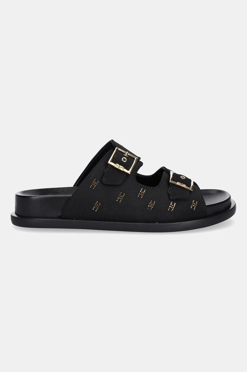 Шлепанцы Elisabetta Franchi цвет чёрный F4A2-E0310