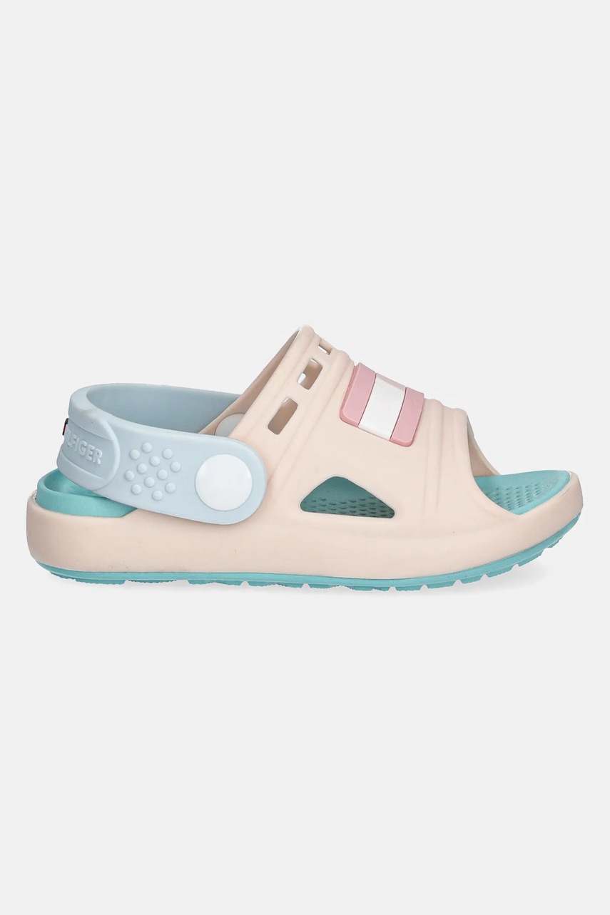 Детские шлепанцы Tommy Hilfiger цвет розовый T3A2-33805