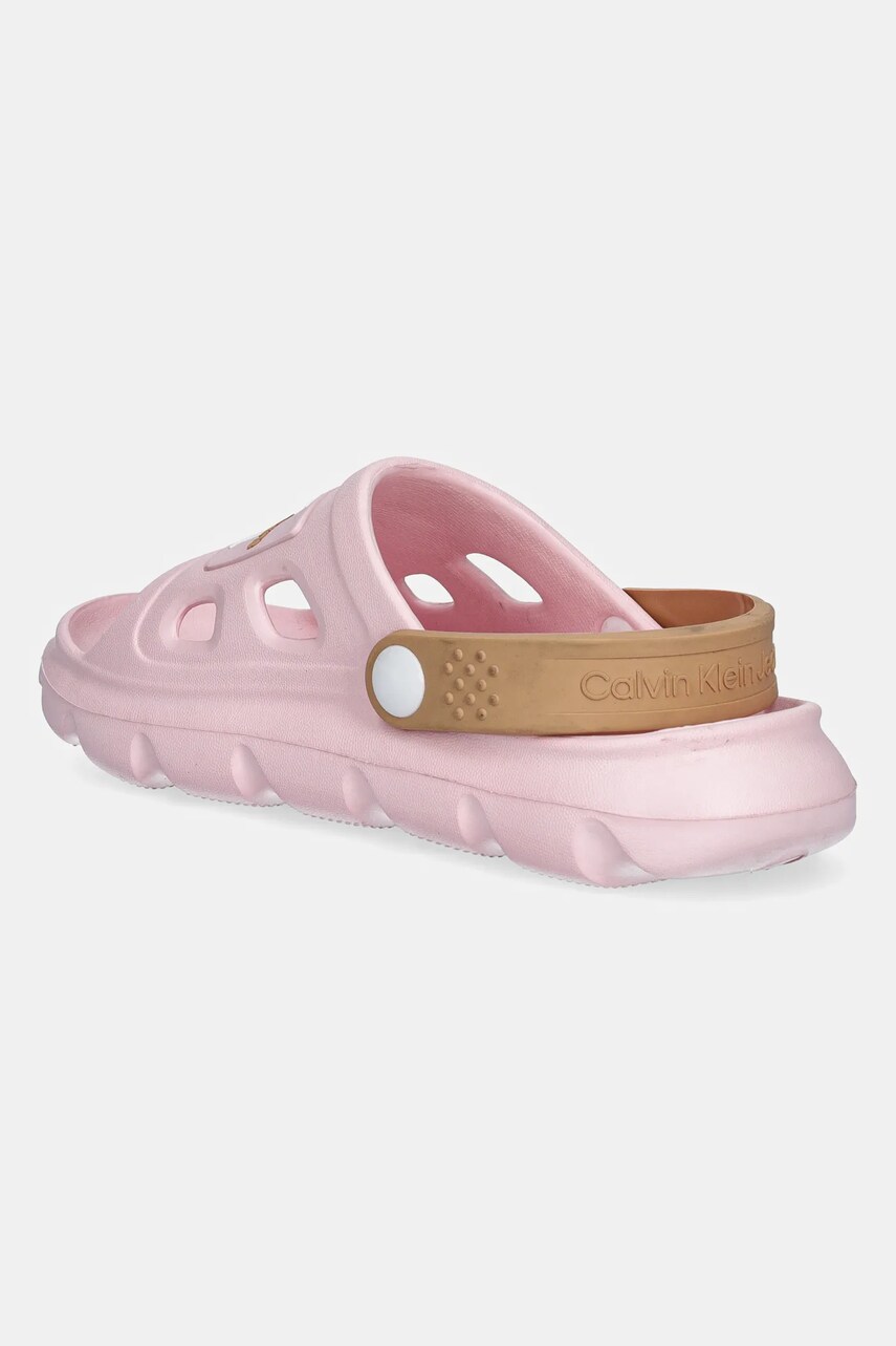 Calvin Klein Jeans gyerek papucs rózsaszín, V1A2-82058 termék 2. képe