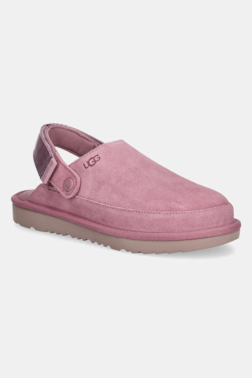 UGG papuci de casa GOLDENSTAR CLOG culoarea roz, 1159770K